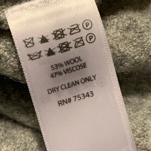 Rachel Zoe Gray Wool Blazer Jacket Medium - Picture 6 of 6